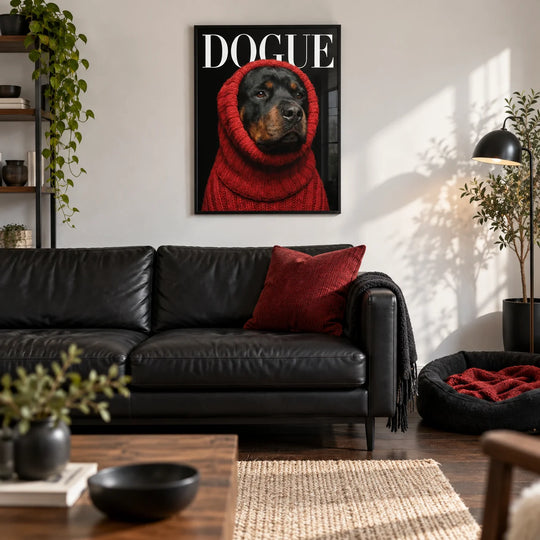 Affiche Vogue Rottweiler