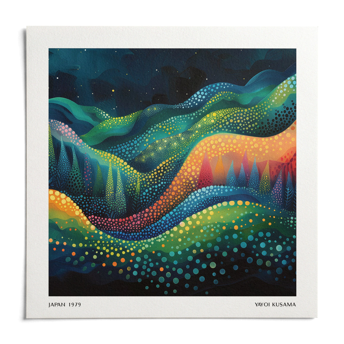 Scenic Wall Art, shown as an unframed paper print on a plain white background