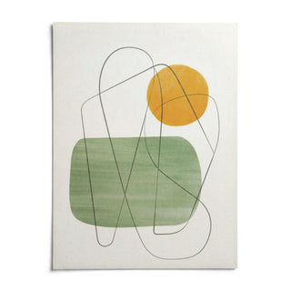 Simple Minimalist Wall Art, shown as an unframed paper print on a plain white background