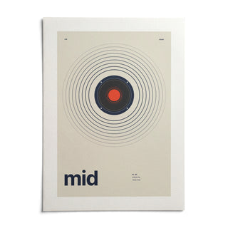Speaker Poster, shown as an unframed paper print on a plain white background