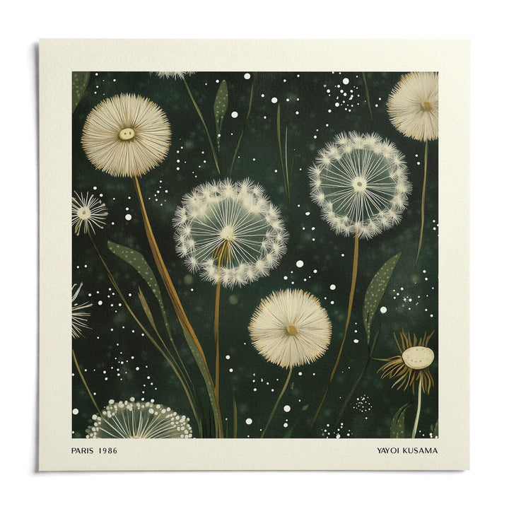 Square Wall Art, shown as an unframed paper print on a plain white background