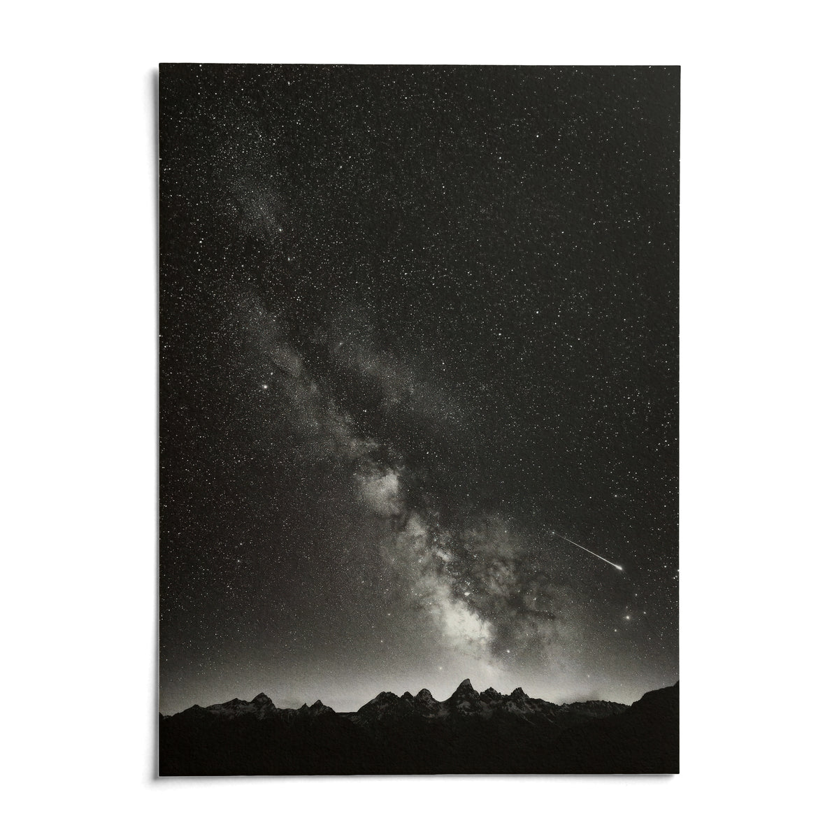 Starry Night Poster, shown as an unframed paper print on a plain white background