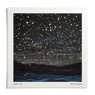 Starry Night Print, shown as an unframed paper print on a plain white background