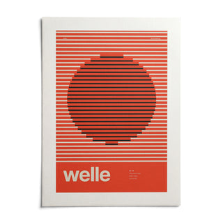 Stripe Print, shown as an unframed paper print on a plain white background