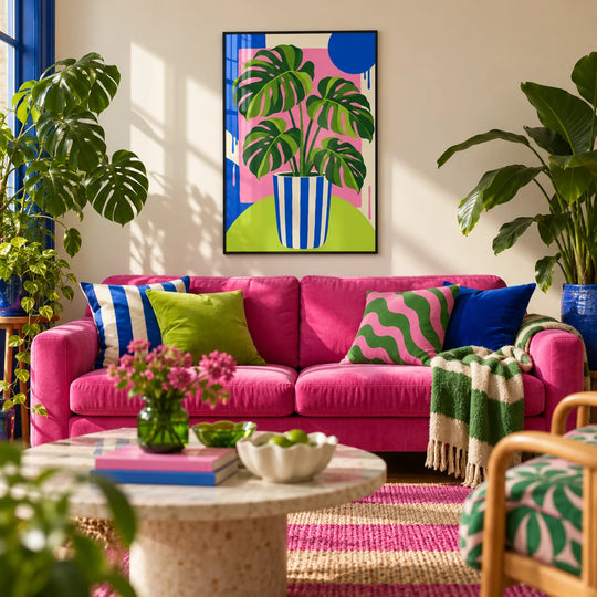 Striped Pot Monstera