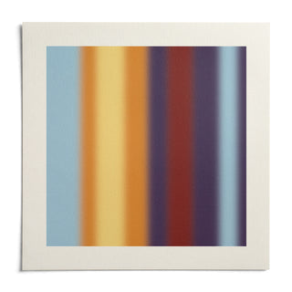 Striped Print, shown as an unframed paper print on a plain white background