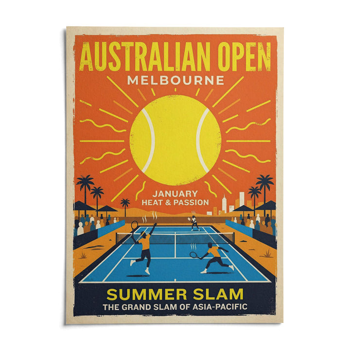 Summer Slam Print, shown as an unframed paper print on a plain white background