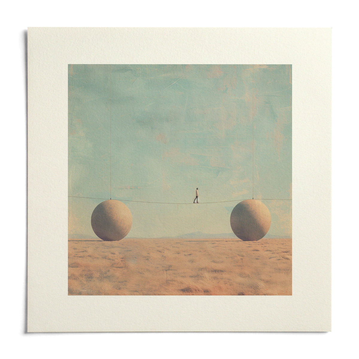 Surreal Art for Sale, shown as an unframed paper print on a plain white background
