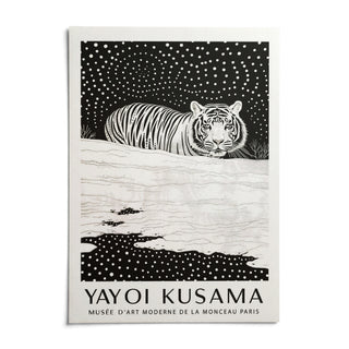 Snow Tiger Print, shown as an unframed paper print on a plain white background