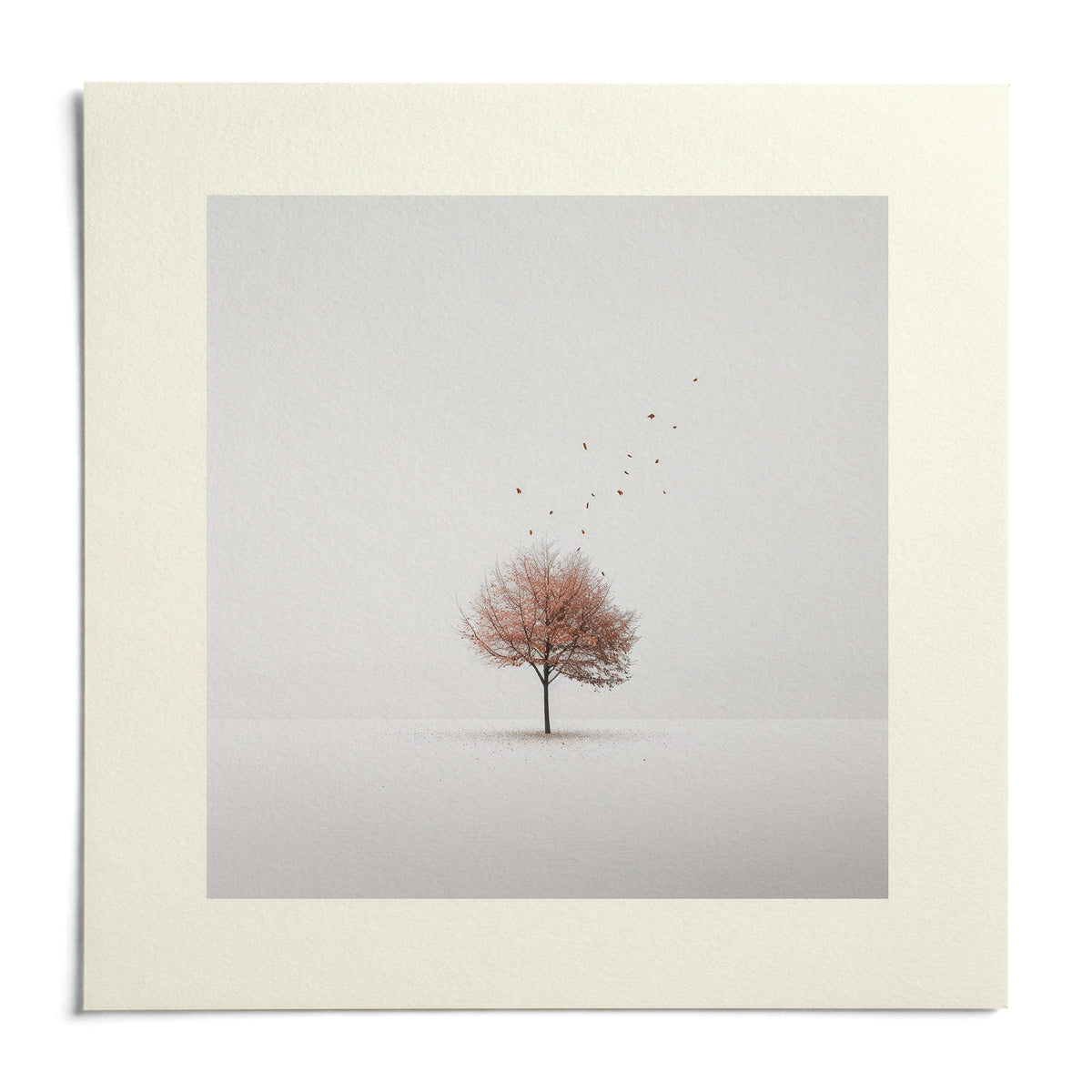 Tree Wall Art, shown as an unframed paper print on a plain white background