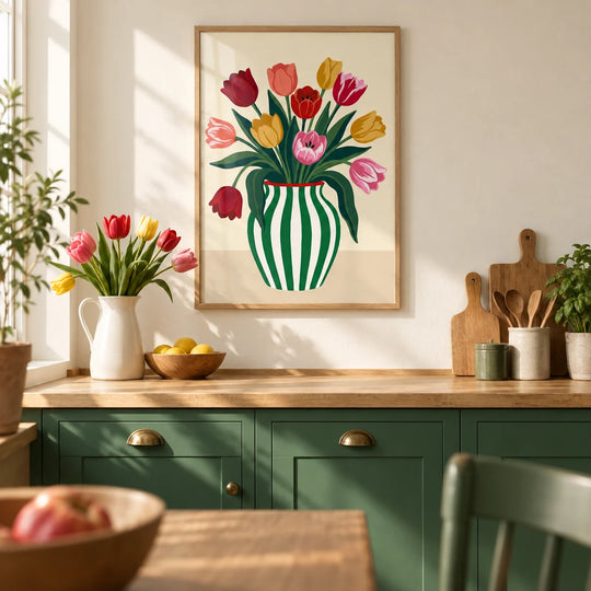 Lebendige Tulpen