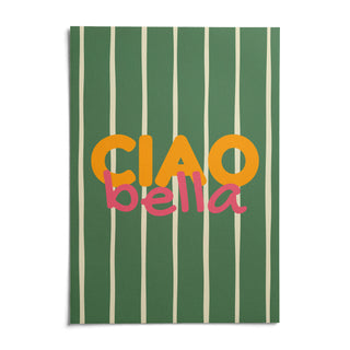 Typography Wall Art, shown as an unframed paper print on a plain white background