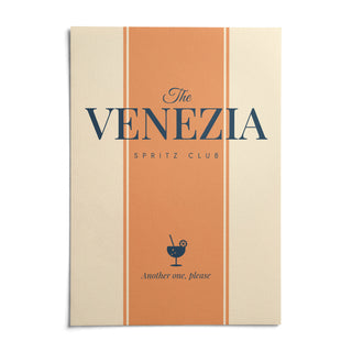Venezia Print, shown as an unframed paper print on a plain white background