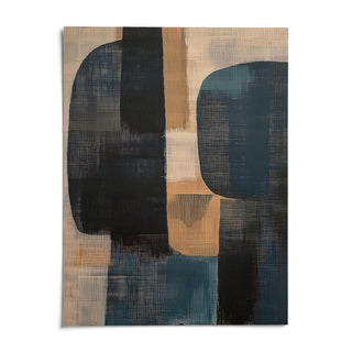Wabi Sabi Painting, shown as an unframed paper print on a plain white background