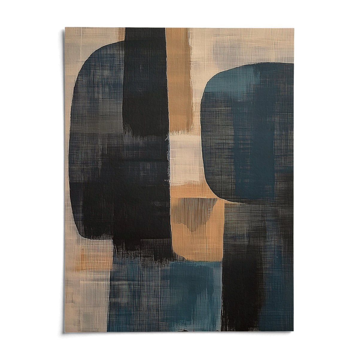Wabi Sabi Painting, shown as an unframed paper print on a plain white background