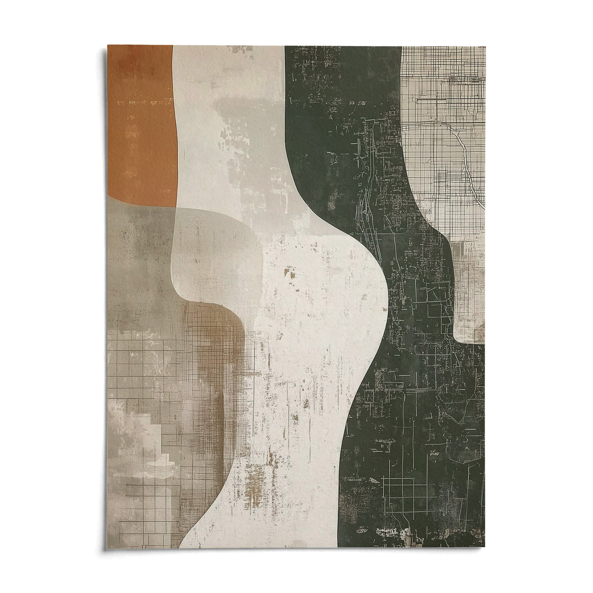 Wabi Sabi Print, shown as an unframed paper print on a plain white background