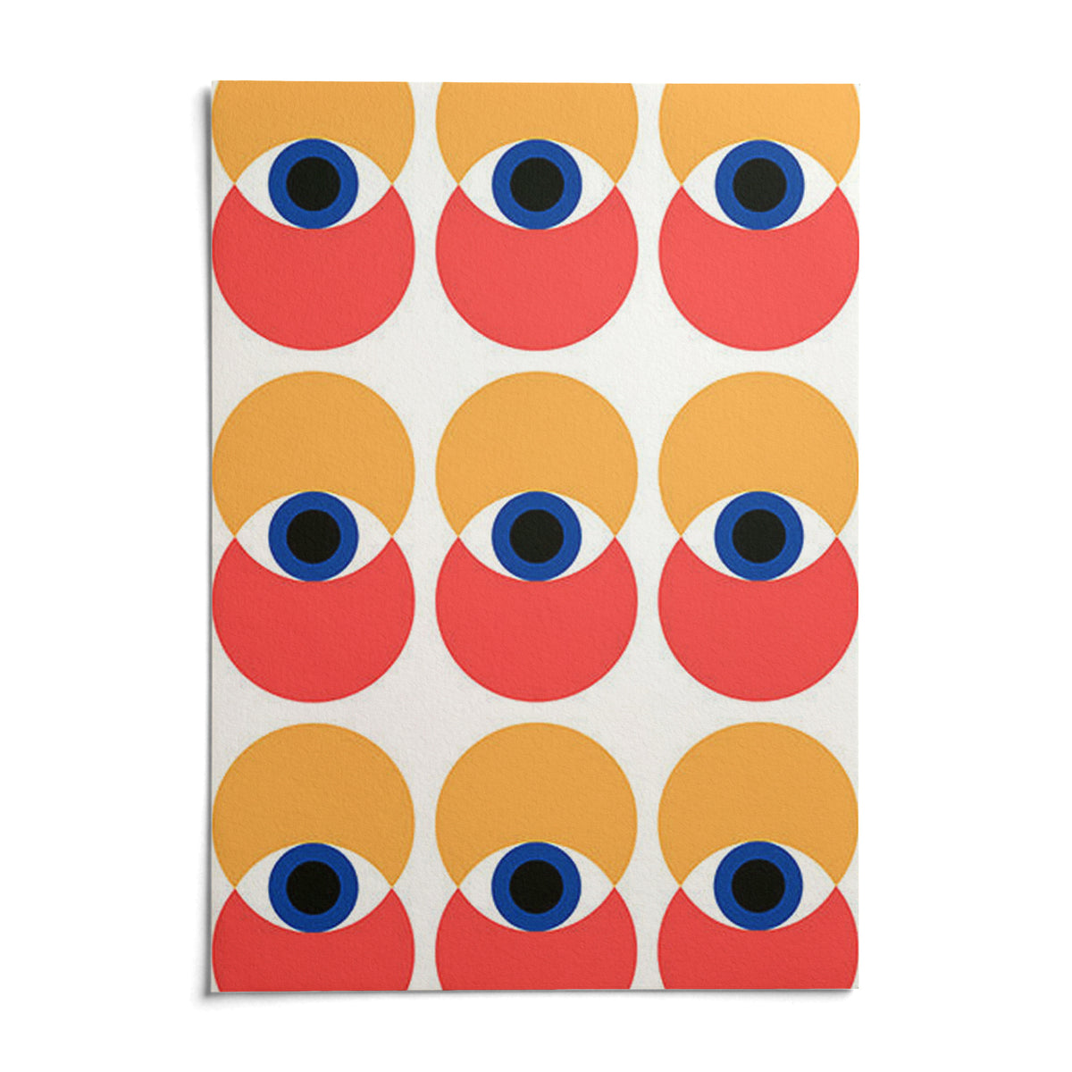 Wall Art Eye, shown as an unframed paper print on a plain white background
