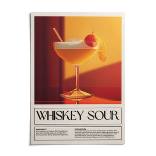 Wall Art for Bar Area, shown as an unframed paper print on a plain white background