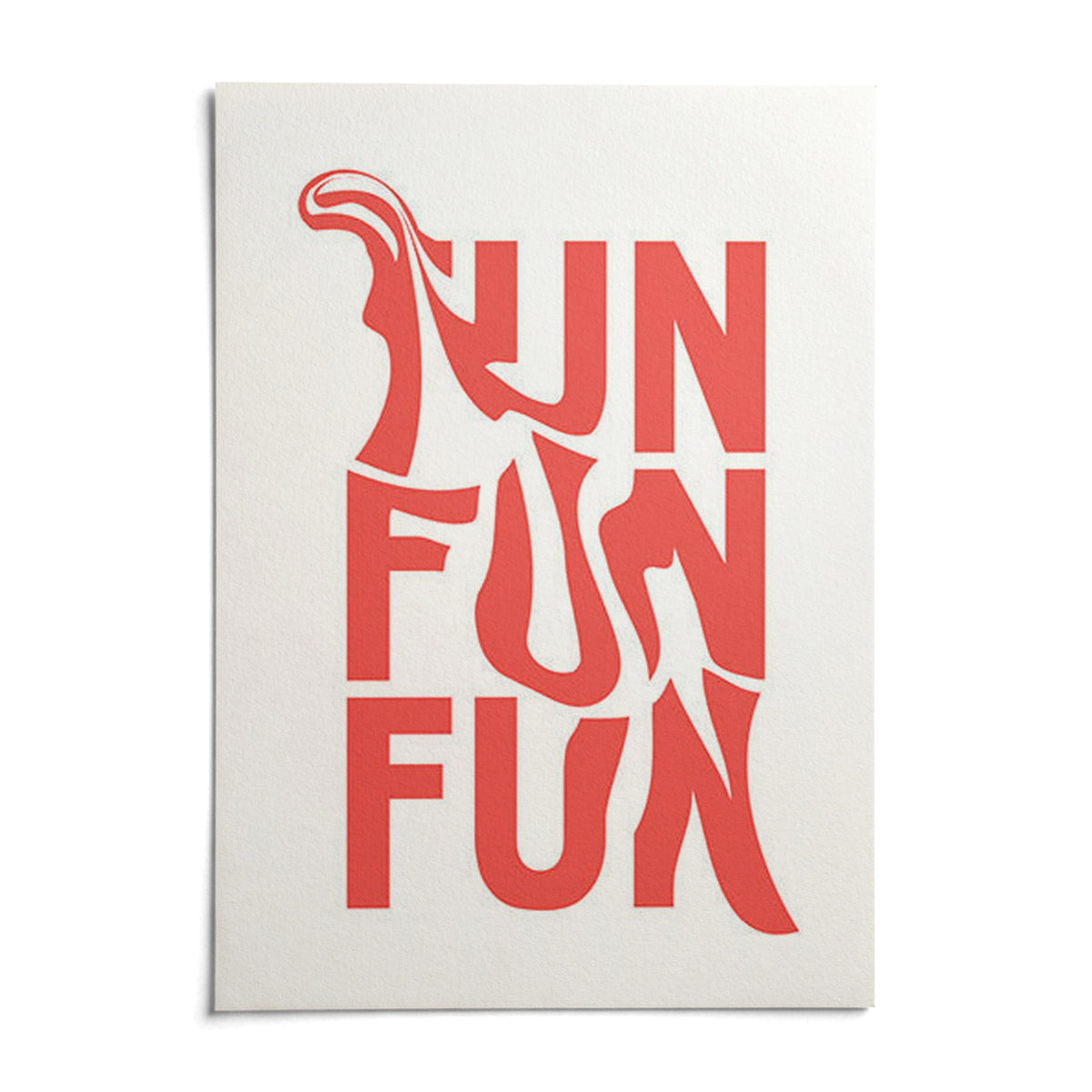 Wall Art for Teenage Girl Bedroom, shown as an unframed paper print on a plain white background