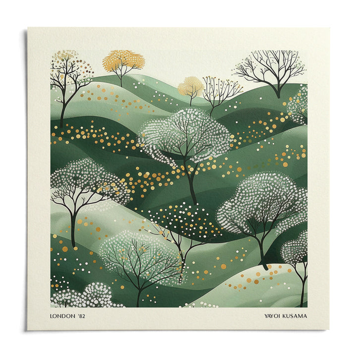 Wall Art Green, shown as an unframed paper print on a plain white background