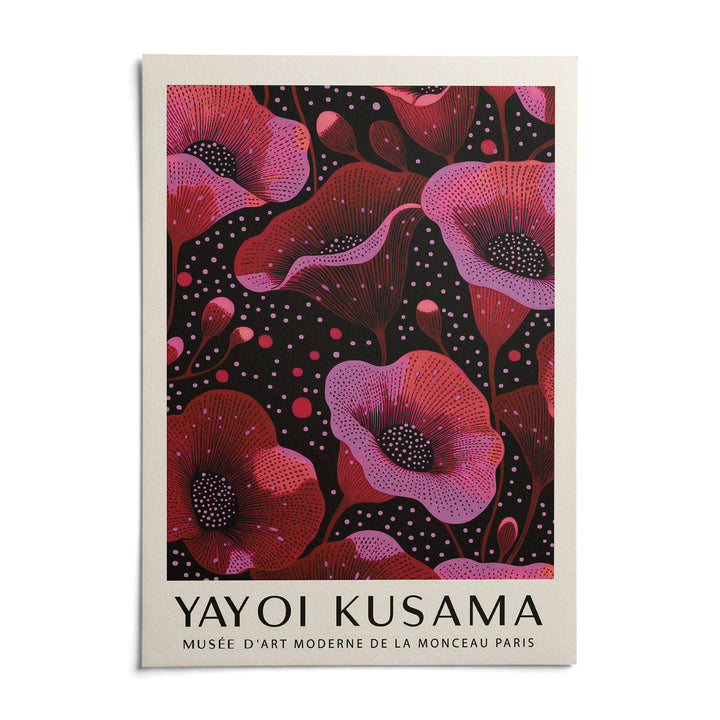 Wall Art in Pink, shown as an unframed paper print on a plain white background