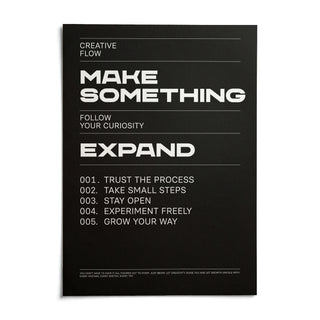 Wall Art Phrases, shown as an unframed paper print on a plain white background