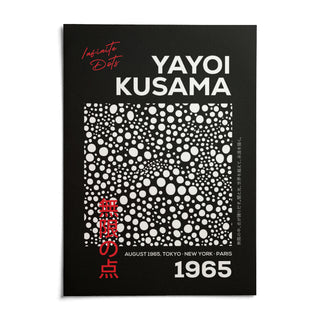 Wall Art Polka Dots, shown as an unframed paper print on a plain white background