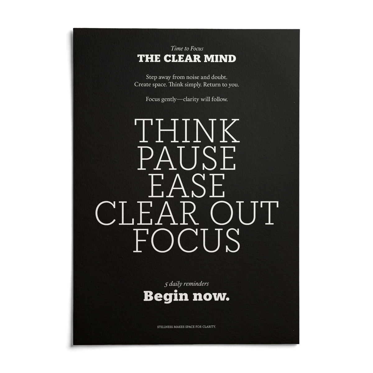 Wall Art Quotes for Home, shown as an unframed paper print on a plain white background