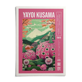 Wall Art with Pink, shown as an unframed paper print on a plain white background