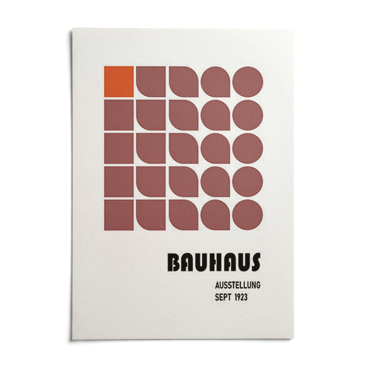 Wall Hanging Geometric, shown as an unframed paper print on a plain white background