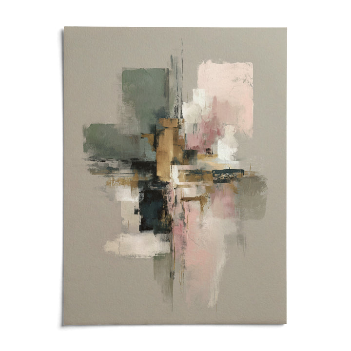 Wall Print Abstract, shown as an unframed paper print on a plain white background