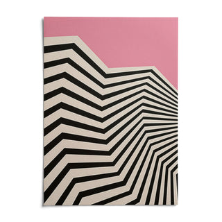 Wavy Wall Art, shown as an unframed paper print on a plain white background