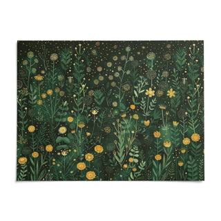 Wildflower Wall Art, shown as an unframed paper print on a plain white background