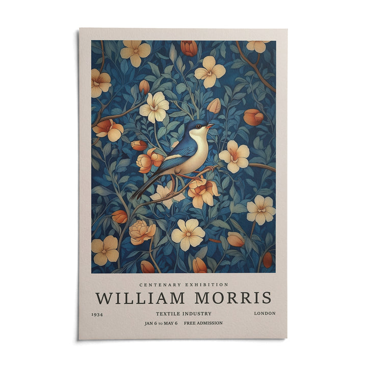 William Morris Art Print, shown as an unframed paper print on a plain white background