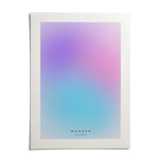 Wonder Poster, shown as an unframed paper print on a plain white background