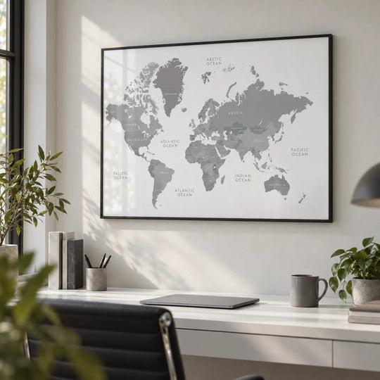 World Map Art