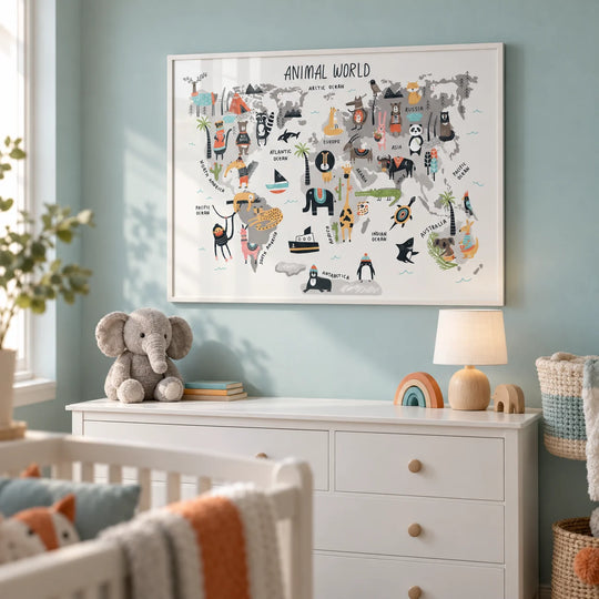 Animal World Map