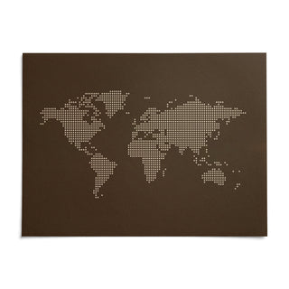 World Map Poster, shown as an unframed paper print on a plain white background