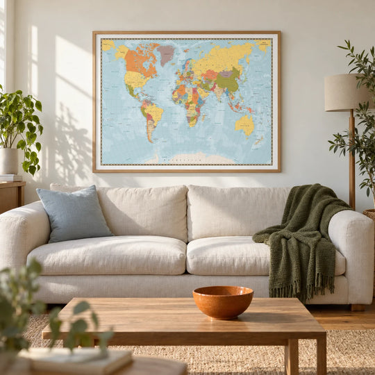 World Map Print