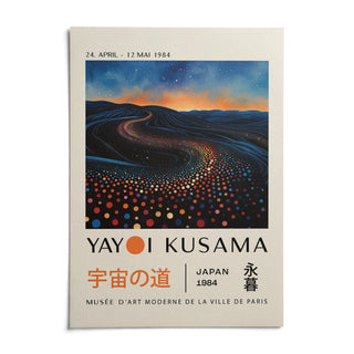 Yayoi Kusama Infinity Room Print, shown as an unframed paper print on a plain white background