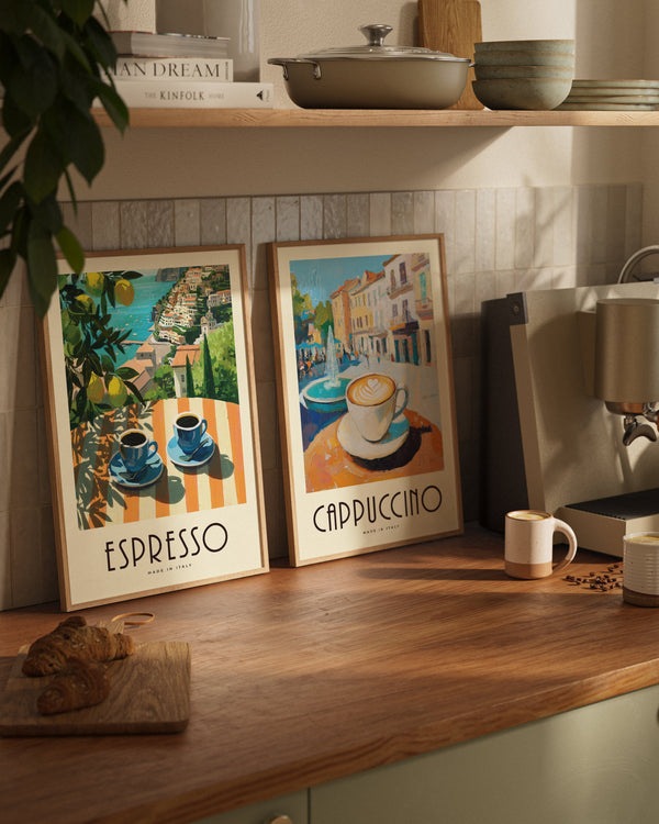 Décoration murale sur le thème du café