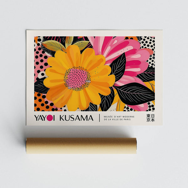 peintures florales représentant des paysages aux motifs complexes