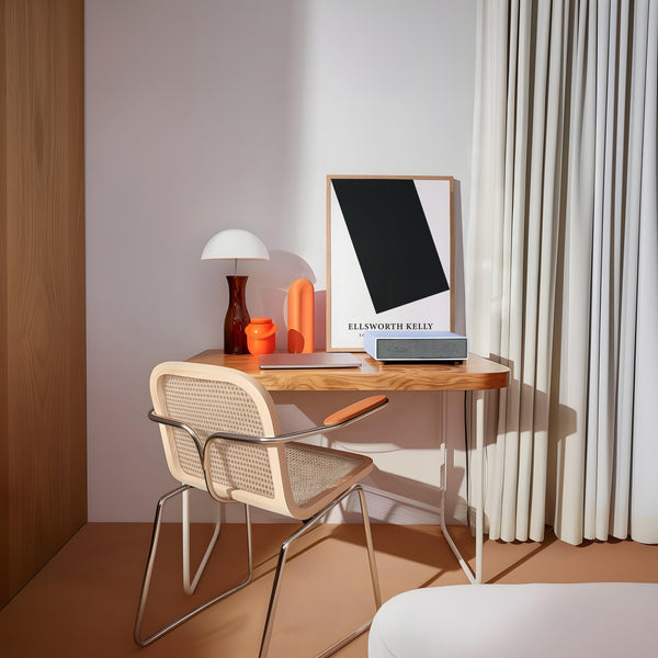 Décoration murale noire et blanche pour bureau, au design audacieux