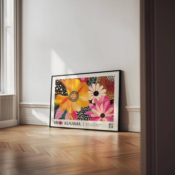 affiche florale de haute qualité avec des détails artistiques