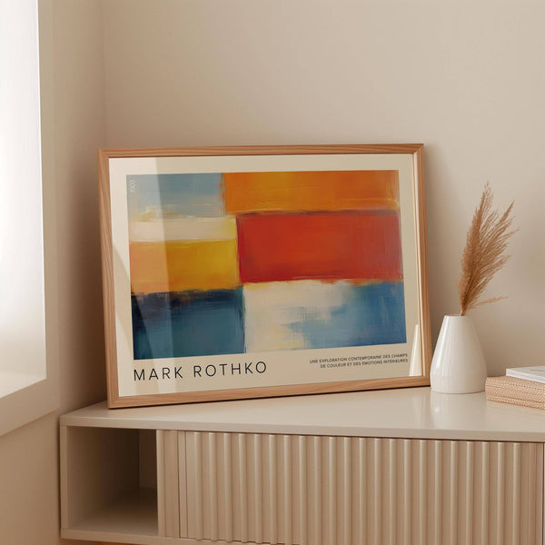 cadres d'œuvres d'art de Mark Rothko pour salons