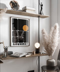 Sharp and structured layout in Bauhaus office artwork prints