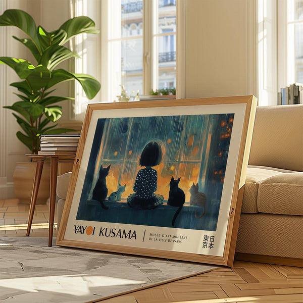 Décoration murale élégante avec des chats pour les chambres d'enfants et les salles de jeux