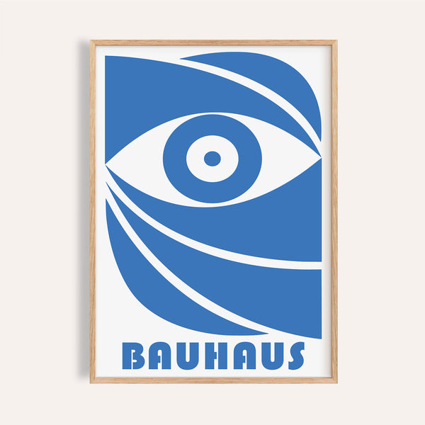 Affiche Bauhaus Eye pour bureau