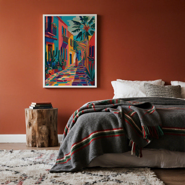 L'art urbain mexicain immortalise la vie chaleureuse des villages à travers des bâtiments peints.