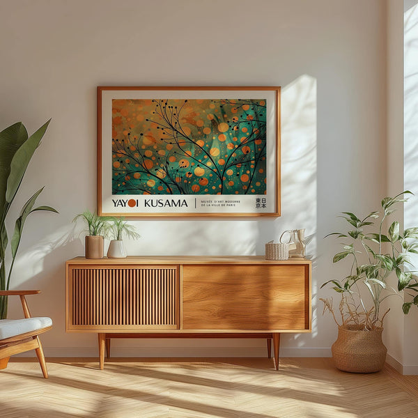 Grande décoration murale automnale pour salons et chambres à coucher